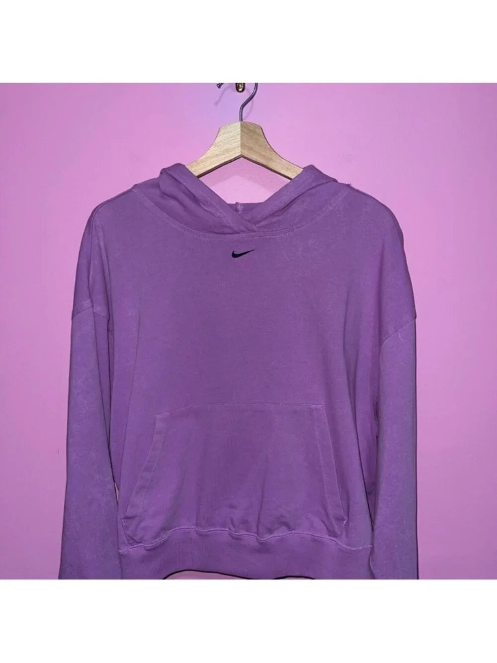 Nike Sportswear Washed Hoodie Women’s Small‎ Light Purple Cotton Pullover